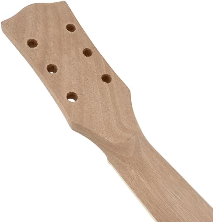 ModouString 22 fret electric guitar neck 24.75 inch Mahogany wood Rosewood Fretboard white trapezoid inlay Unfinished for SG Style - Image 2